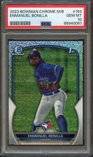 BB - 2023 Bowman Chrome Mega - #163 - Enmanuel Bonilla  - PSA 10