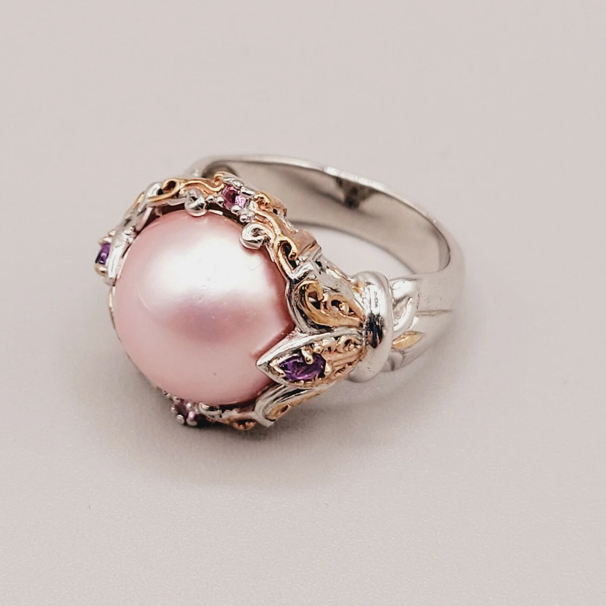 Pink Freshwater Pearl Ring – Na Hoku