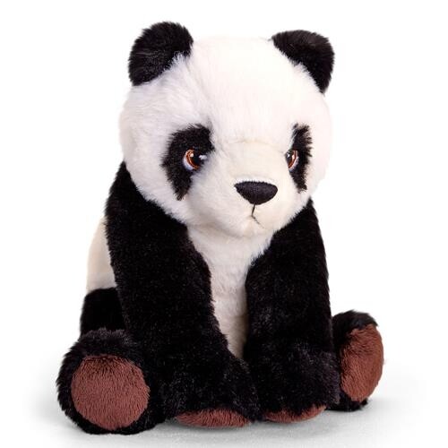 Keel Toys KTSE6122C - Plüsch Keeleco Panda 18 CM - Afbeelding 1 van 1