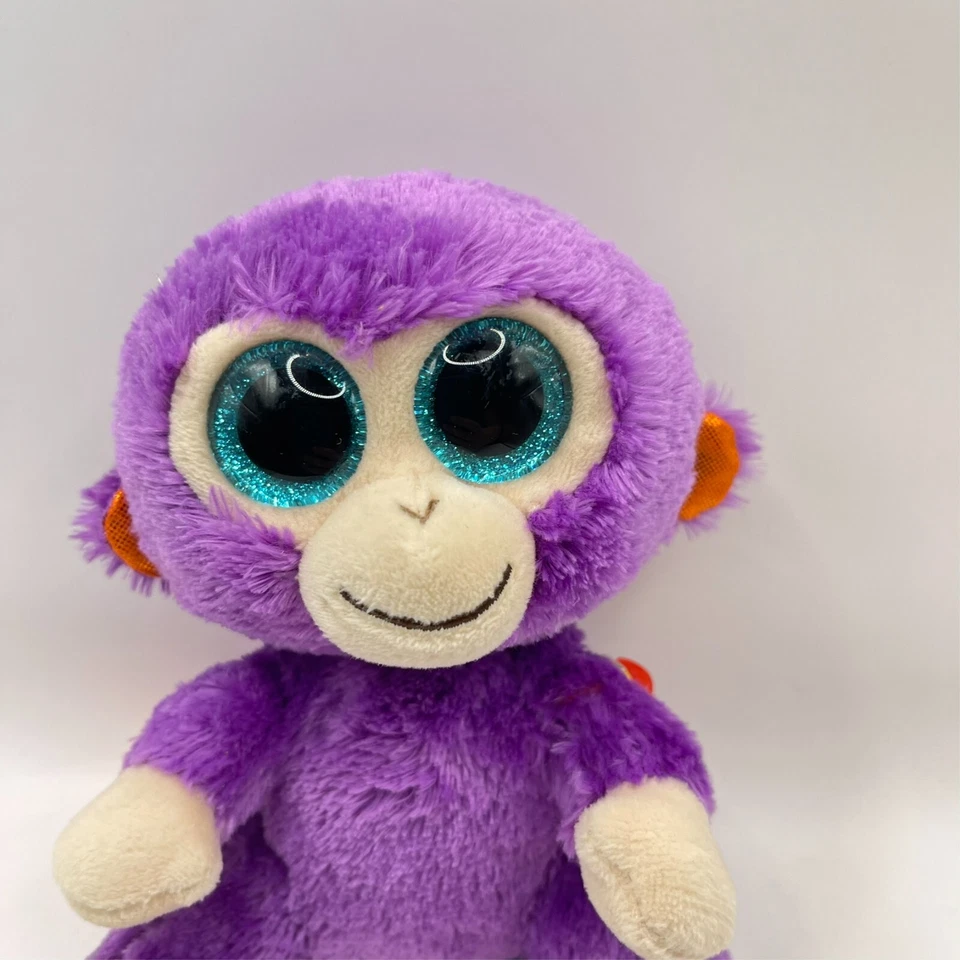 TY Beanie Boo Grapes the Monkey Regular Size Collectible Tag Attached - image 2 of 4