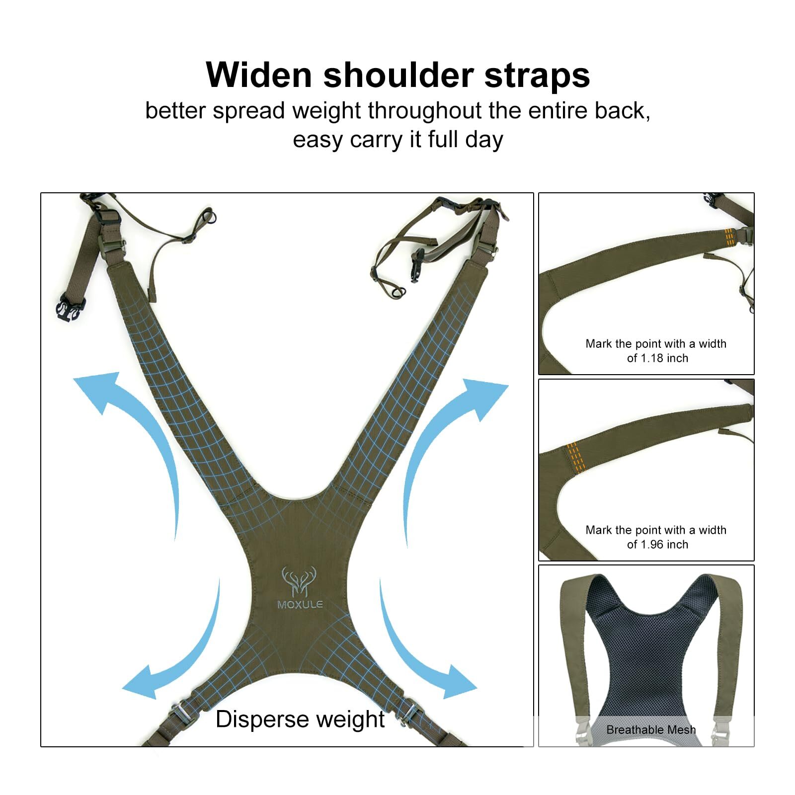 Binocular Harness Chest Pack Bino Case with Rangefinder Pocket for Hunting B... eBay