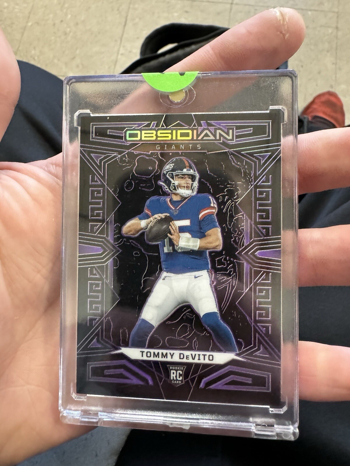 2023 Panini Obsidian - Purple Electric Etch #168 Tommy DeVito /75 (RC)