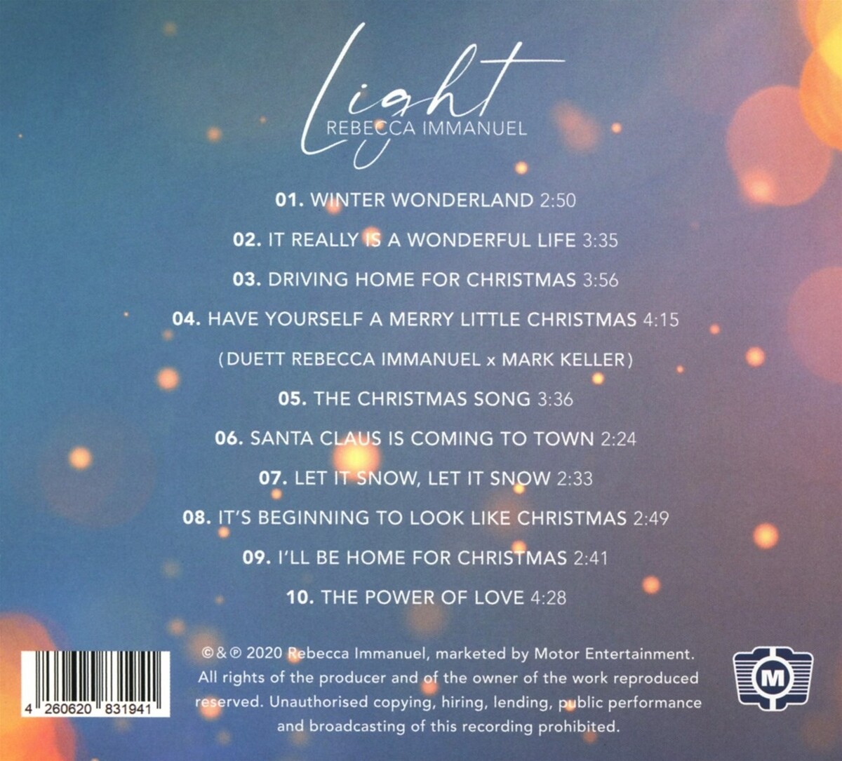Thumbnail - Immanuel,rebecca / Light (weihnachtsalbum)
