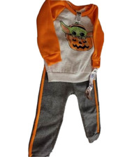 Star Wars Mandalorian Toddler Boys Size 2T 2 Piece Fleece Jogger NWT Halloween