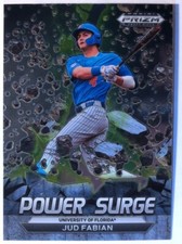 2022 Panini Prizm Draft Power Surge #PS-JF Jud Fabian Florida Gators