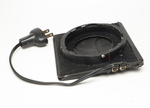Working Packard Ideal Shutter 4.5x4.5" with Mamiya RB67 Lens Mount - Picture 6 of 11