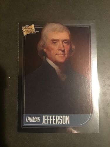 2021 Pieces of the Past Thomas Jefferson Base Card - Afbeelding 1 van 5