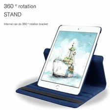 For iPad 6th 5th Gen 9.7 Mini Leather 360° Rotating Smart Stand Flip Case Cover