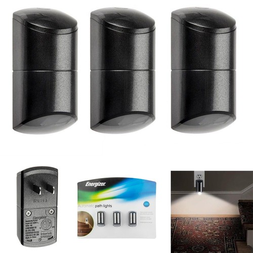 3-Pack Energizer LED Path Lights with Photo-Sensor and Automatic On/Off