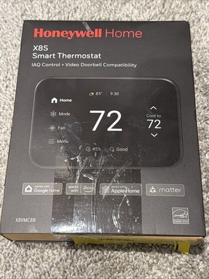 Honeywell X8S Smart Thermostat  Model X8VMC8B Black