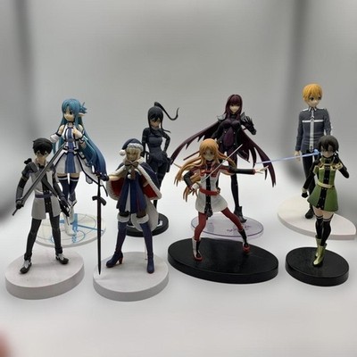 Anime Figure Lot 8 Pieces SAO Fate GGO Collectible Figures Authentic Japan