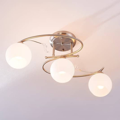 Lindby Svean Deckenlampe Wohnzimmerleuchte Deckenleuchte Lampe Glasleuchte 979