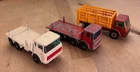 3 Lesney Matchbox Vtg Diecast, 58 Girder Truck DAF, 10 Pipe Truck, 71 Cattle