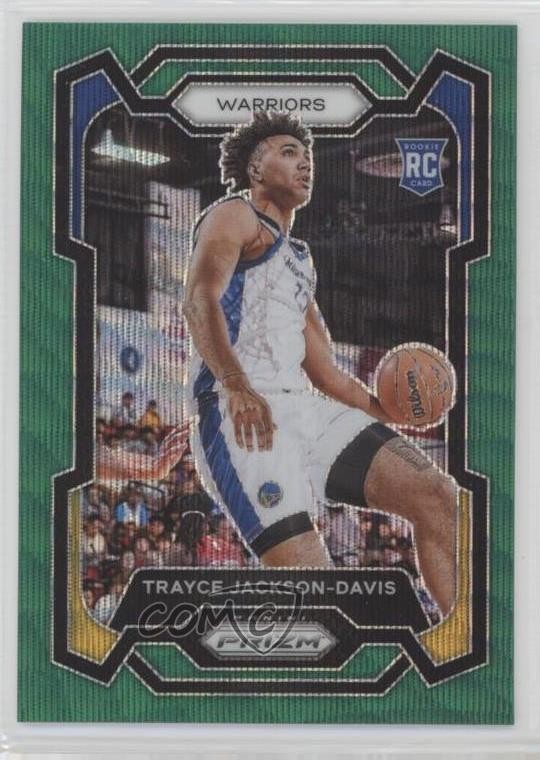 2023-24 Panini Prizm Green Wave Prizm Trayce Jackson-Davis #148 0re1