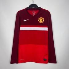 MANCHESTER UNITED 2011 2012 TRAINING FOOTBALL SHIRT SOCCER JERSEY LONG SLEEVE