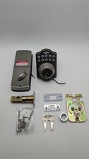 Amazon Basics Traditional Electronic Keypad Deadbolt Door Lock, Keyed Entry,