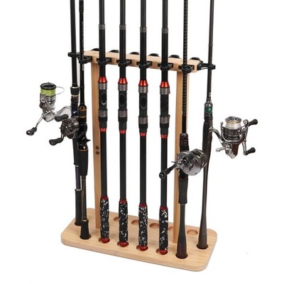 Fishing Rod Storage Racks, 100 Wood Floor Stand Fishing Pole Holders for Gara... | eBay Fishing Rod Storage Racks, 100 Wood Floor Stand Fishing Pole Holders for Gara... | eBay