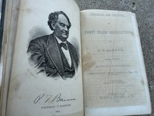 Rare** P. T. Barnum Struggles & Triumphs Author's Ed Signed Illus HC 1873