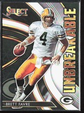 2020 Panini Select Brett Favre Unbreakable Silver Prizm #U1 Green Bay Packers