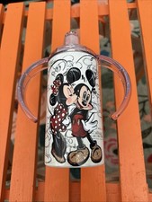 12oz StainlessSteel Dual Handle Sippy Cup Disney Minnie N Mickey