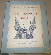 John Brown's Body Stephen Vincent Benet 1954 Ex Libris Hardcover Book