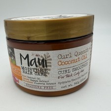 New Maui Moisture Curl Quench  Coconut Oil Curl Smoothie 12oz Thick Curly Hair