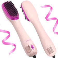 3 in 1 Hair Dryer Brush Straightener 1200W Ionic Air Brush Blow Dryer Styler