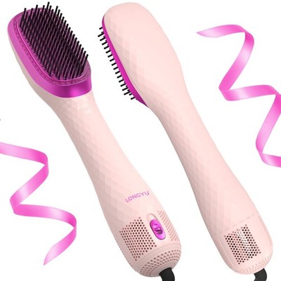 3 in 1 Hair Dryer Brush Straightener 1200W Ionic Air Brush Blow Dryer Styler