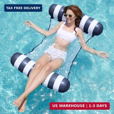 SLOOSH Hammock Pool Floats Adults, 4-in-1 Multi-Purpose Inflatable Pool Floaties