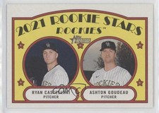 2021 Topps Heritage Rookie Stars Ryan Castellani Ashton Goudeau #287 0qr0