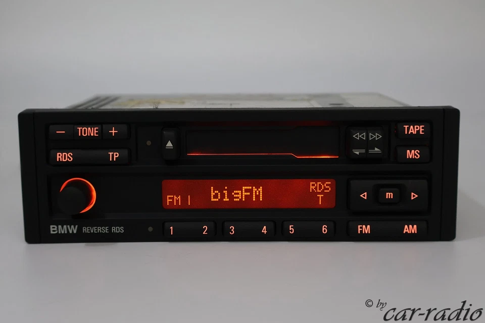 Original BMW Reverse RDS BP6262 Radio 65128375665 für E21 E24 E30 E34 E36 Z3 189 - Bild 4 von 4