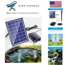 Solar Pond Aerator with Battery Backup 2200mA...