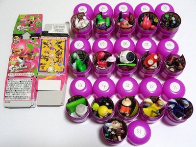 Furuta Choco Egg Splatoon 2 Full 16 Set Capsule Toy Unassembled Mini Book