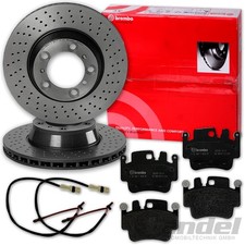 brembo BREMSSCHEIBEN 318m+ BELÄGE VORNE passend für PORSCHE 911 996 BOXSTER 986