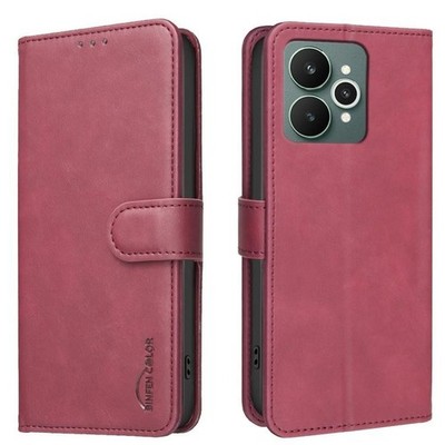 Hülle Handyhülle Vegan Leder RFID Schutz für Realme 15 / 15 Pro 5G