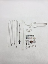 Job lot of 925 Sterling Silver Scrap Jewellery 99.33 g Hallmarked Sugar tongs