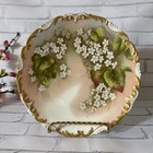 T&V Limoges France Depose Antique Hand Painted Flowers & Gold 8.5” France