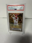 Mike Trout /35 2022 Topps Guilded Gold Etch Auto PSA 9 Auto 10