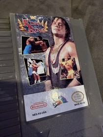 WWF King of the Ring Nintendo Nes Game Cleaned & Tested Authentic￼