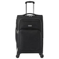 Softside Expandable Luggage with Spinner Wheels 24Inch Softside Checked