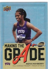 2025 UPPER DECK WORLD OF SPORTS V2 MAKING THE GRADE #MTG-IM INDYA MAYBERRY