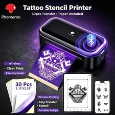 Phomemo TP31 Tattoo Stencil Printer Mini Tattoo Printer With 30 transfer Paper