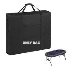 Folding Poker Table Bag for 84"-Oval Poker Table,600D Heavy Duty Water-Resist...