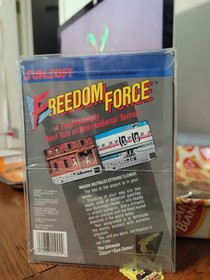 Freedom Force NES In Box 1988 Sunsoft Zapper Gun Game Old School Nintendo 80s