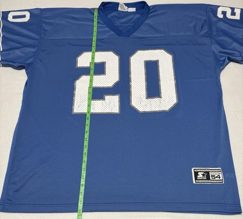 Detroit Lions Vintage Barry Sanders #21 Starter Football Jersey Size 54 XXL - Picture 8 of 9