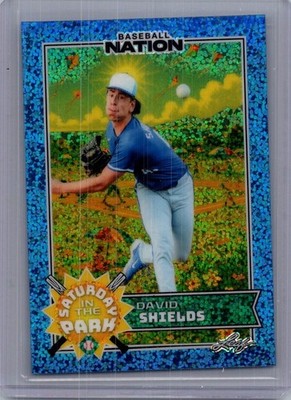 David Shields 2025 Leaf Baseball Nation 1/1 Pre Production Proof