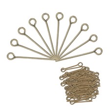 500 Pcs Bronze Eye Pins Jewelry Findings Eye Pins 20mm Iron Eye Pins
