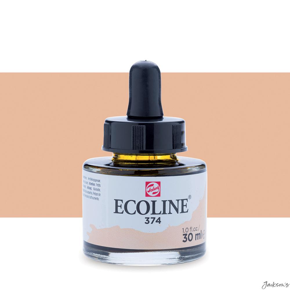 Royal Talens Ecoline Liquid Watercolour Ink Dye 30ml Pink Beige Illustration