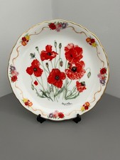 Field Poppy Porcelain Limited Edition Collectors Plate