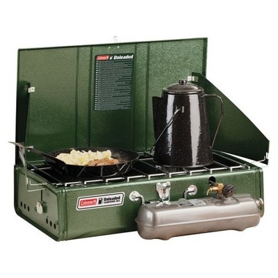 Colemann 2 Flamm Kocher Unleaded Benzinkocher Outdoorkocher  two burner stove